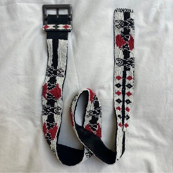 HTC Hollywood Trading Company Beaded Belt Rare - Picture 2 of 6